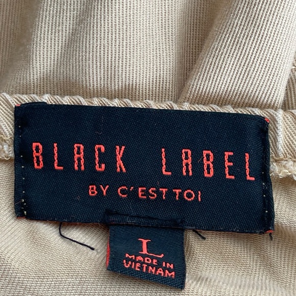 Black label button-down dress L - Picture 3 of 3